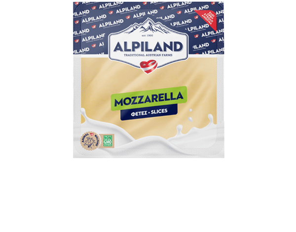 Alpiland mozzarella σε φέτες.