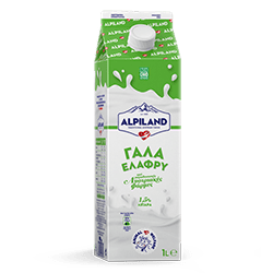 Γάλα Alpiland ελαφρύ 1,5%.