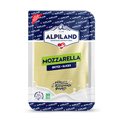 Mozzarella Alpiland σε φέτες.