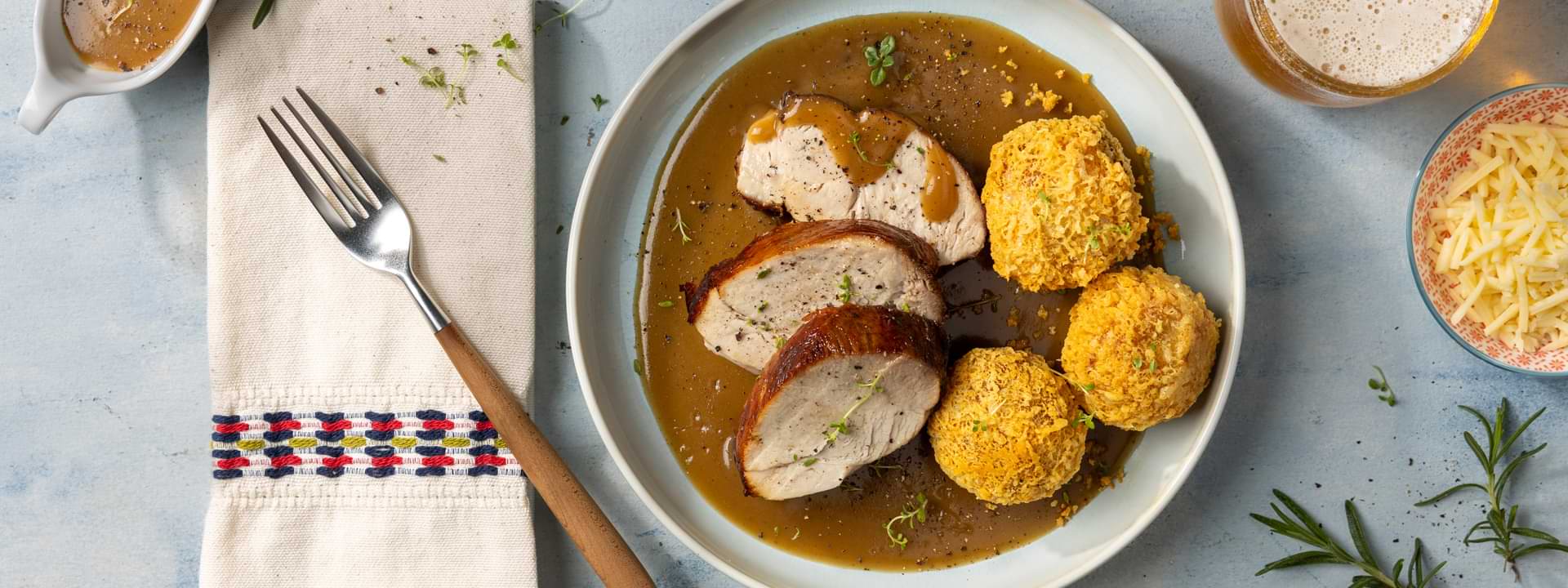 Header Image Schweinebraten mit knödel